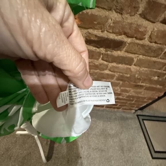 LILLY PULITZER for Target Medium Boom Boom Shift Dress Tropical Leaves Green L - Picture 10 of 12